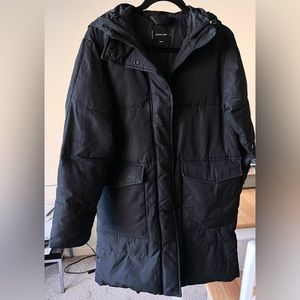 Everlane The ReNew Long Puffer Black Small